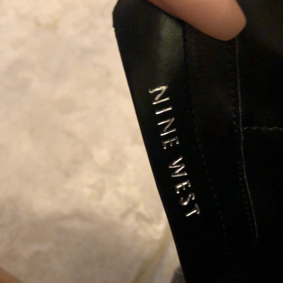 Nine West Black Above Ankle Heeled Boots - Picture 7 of 8